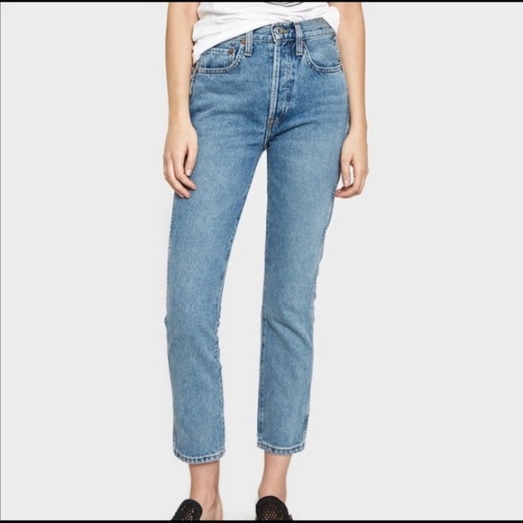 RE/DONE Double Needle crop straight leg - Picture 1 of 6